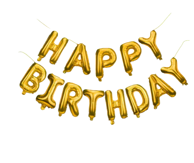 Happy Birthday Balloon Set